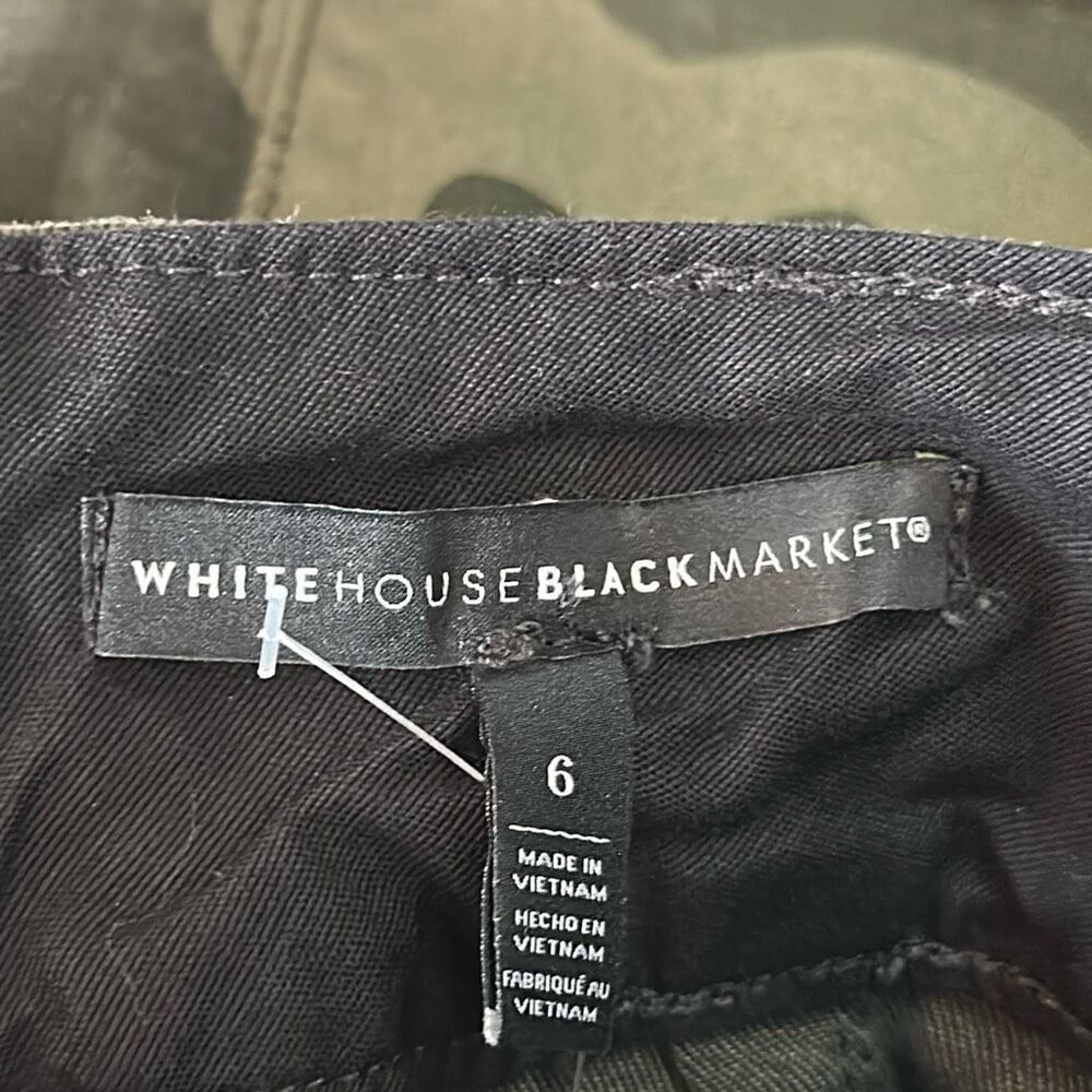 White House Black‎ Market Camo Skirt Sculpt Fit size 6 NEW - Picture 4 of 9